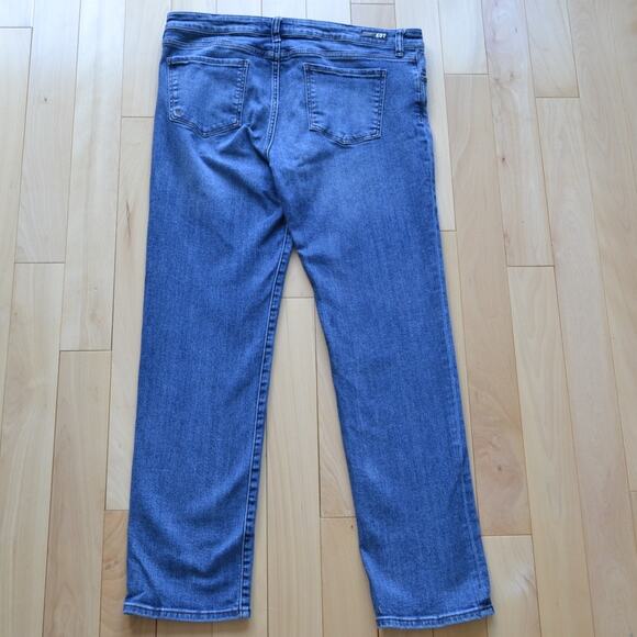 KUT From The Kloth Straight Legged Denim Blue Jeans Size 14 - Picture 4 of 4